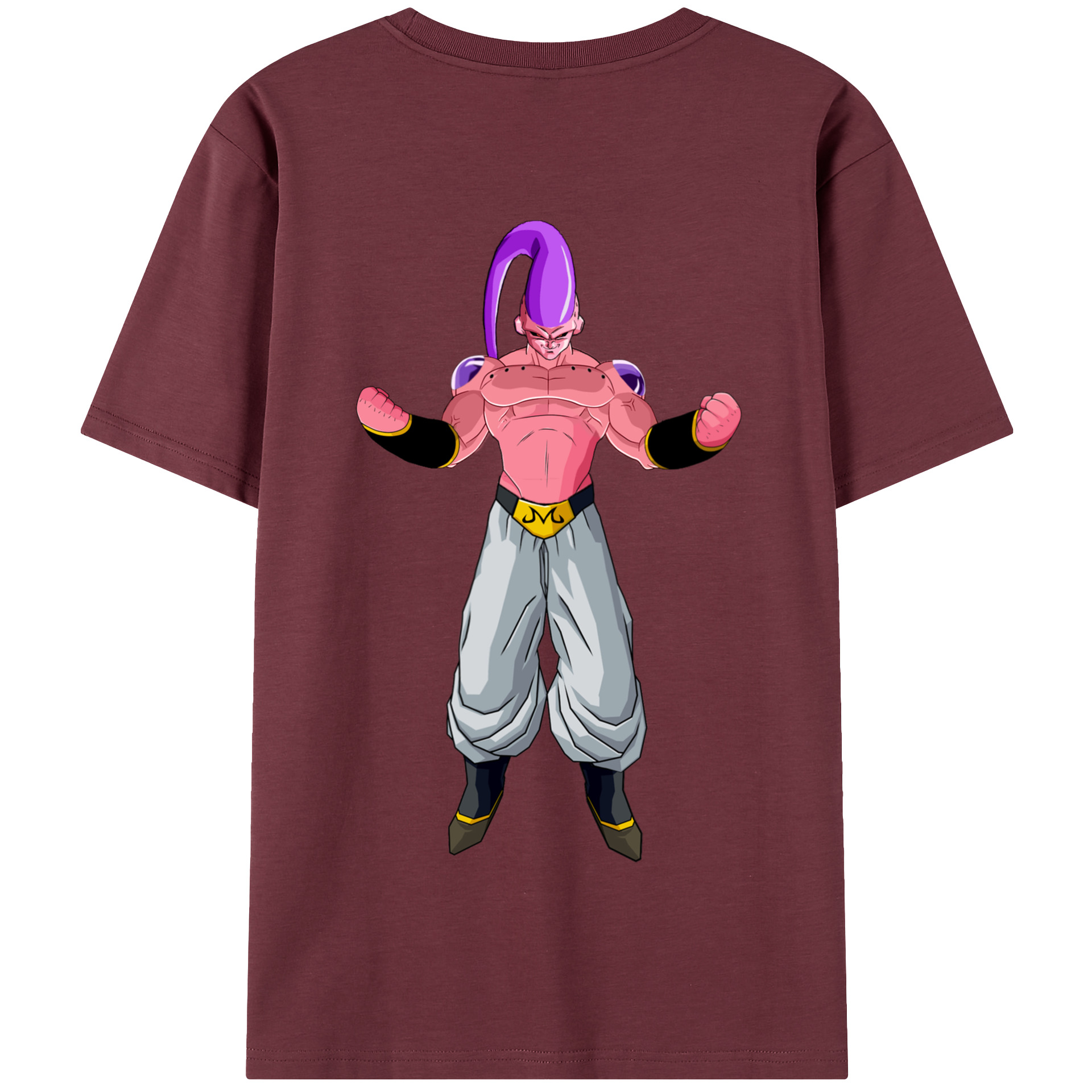（画像用） ドラゴンボール 魔人ブウ DRAGON BALL Majin Buu 綿100％半袖Tシャツ（背面プリント）